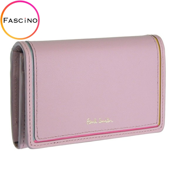 ポールスミス 名刺入れ カードケース メンズ レディース アウトレット レザー ダステピンク PSMC0200 PAUL SMITH :psmc0200:FASCINO(ファッシノ)