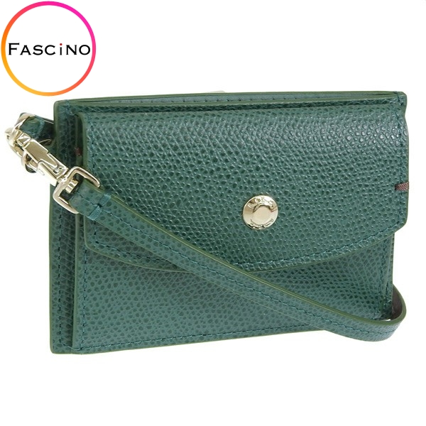 ポールスミス カードケース コインケース 小銭入れ メンズ レディース アウトレット レザー グリーン PAUL SMITH :psmc0222:FASCINO(ファッシノ)