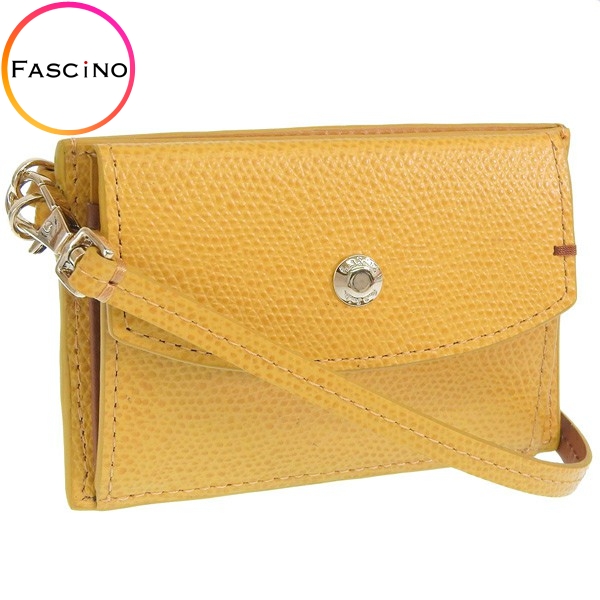 ポールスミス カードケース コインケース 小銭入れ メンズ レディース アウトレット レザー イエロー PAUL SMITH :psmc0223:FASCINO(ファッシノ)