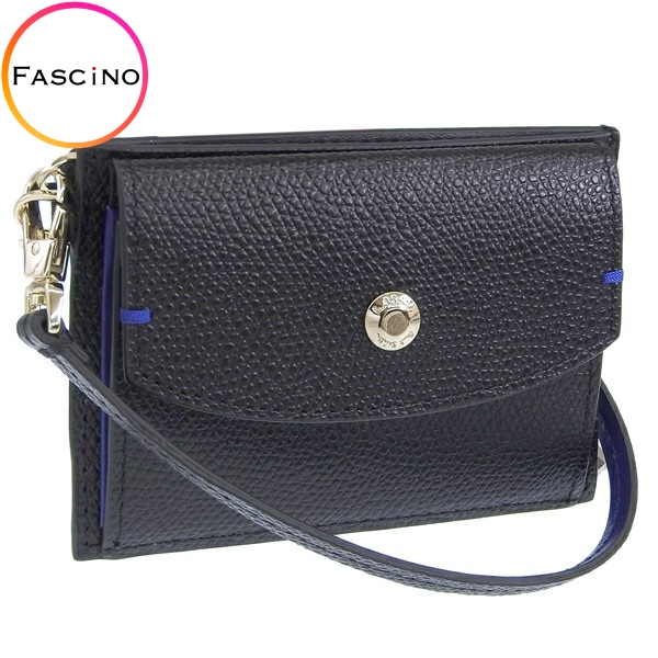 ポールスミス カードケース コインケース 小銭入れ メンズ レディース アウトレット レザー ブラック PAUL SMITH :psmc0225:FASCINO(ファッシノ)