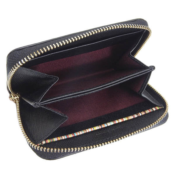 未使用PaulSmith ポールスミス ケース 小銭入れ カードケース 黒 Paul Smith（ポール・スミス） カードケース カード入れ コインケース