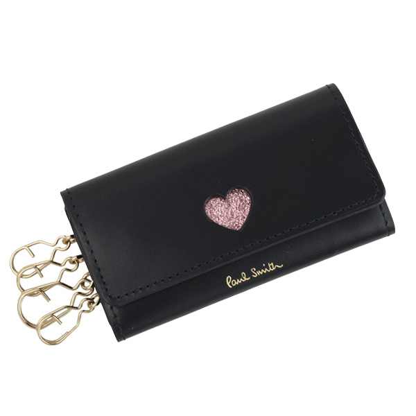 【新品・箱付き】ポールスミス＊キーケース＊ハートプル＊ブラック psmk0055l.jpg
