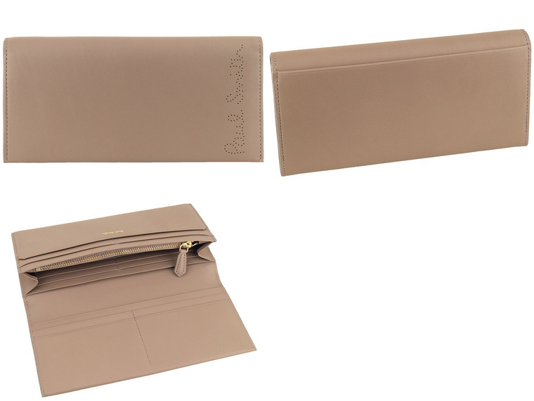 美品 ポールスミス マルチストライプ サフィアーノ ラウンドジップ 二つ折り財布 Paul Smith（ポール・スミス） 財布 メンズ アウトレット 長財布 二