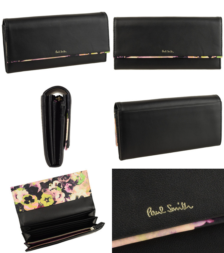 Paul Smith（ポール・スミス） 財布 長財布 二つ折り レディース 花柄
