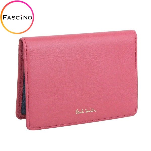 ポールスミス 定期入れ パスケース レディース メンズ アウトレット カードケース カード入れ ピンク PAUL SMITH :psmp0092:FASCINO(ファッシノ)