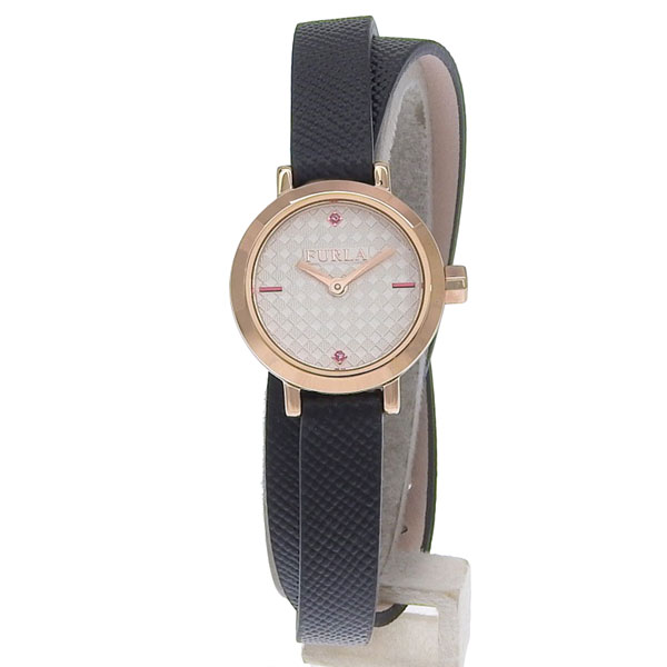 FURLA（フルラ） 腕時計 レディース SSレザー ブラック VITTORIA 21mm
