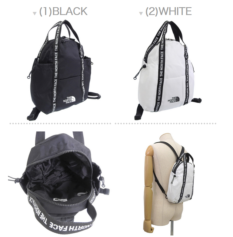 THE NORTH FACE バックパック ホワイト/ブラック THE NORTH FACE ノースフェイス バッグ バックパック リュック