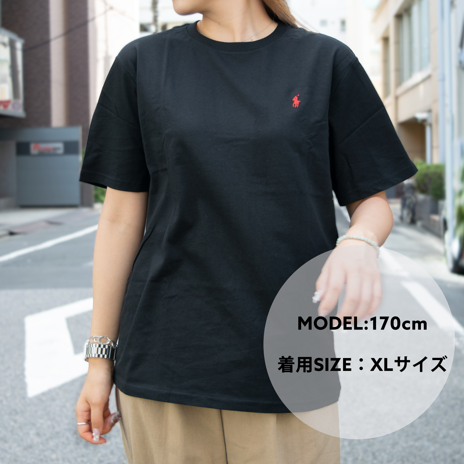 POLOロゴ☆【Ralph Lauren】ゆったりTシャツ 二の腕カバー♪ POLO RALPH LAUREN(ポロラルフローレン) Tシャツ・カットソー
