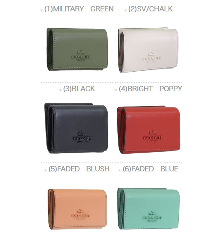 【送料無料/即納】  レディース 財布 コーチ COACH 3つ折り ミニ財布 折財布 小物