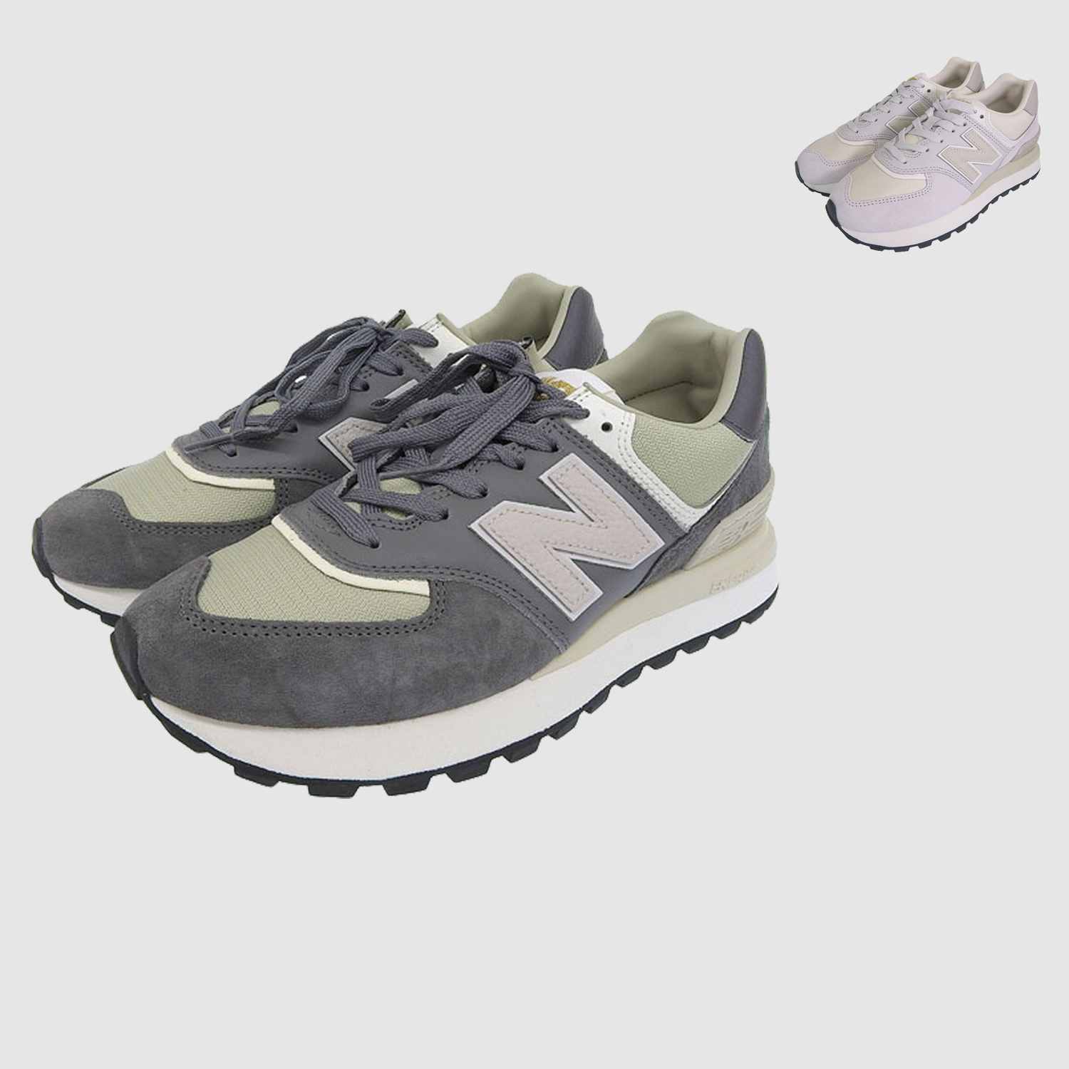 �j���[�o�����X �C �����Y ���f�B�[�X �X�j�[�J�[ �A�E�g���b�g 22�`30cm �O���[ �z���C�g U574LGGD new balance