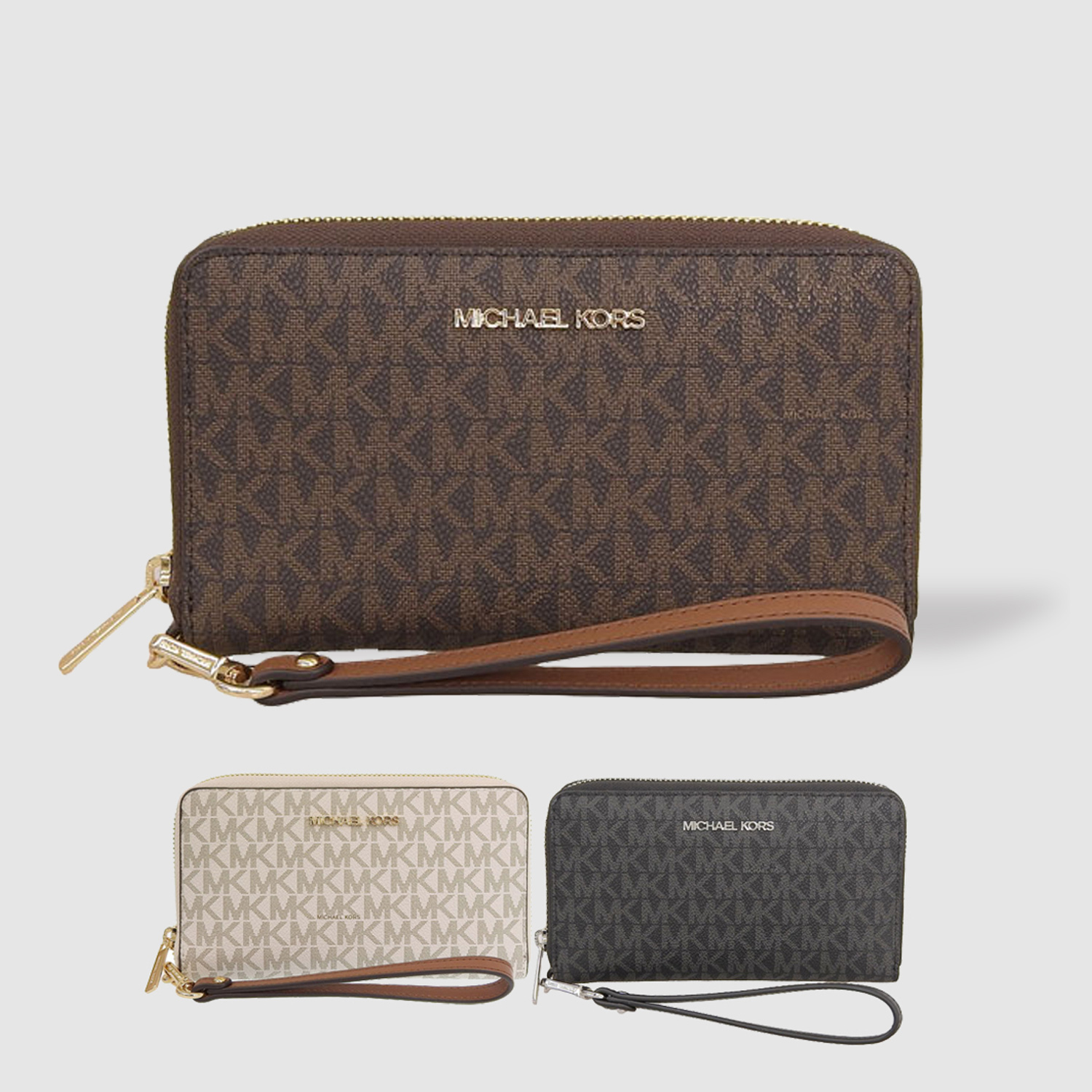 【値下げしました】MICHAEL KORS JET SET TRAVEL 長財布 公式アウトレット】JET SET TRAVEL メタリック コンチネンタル