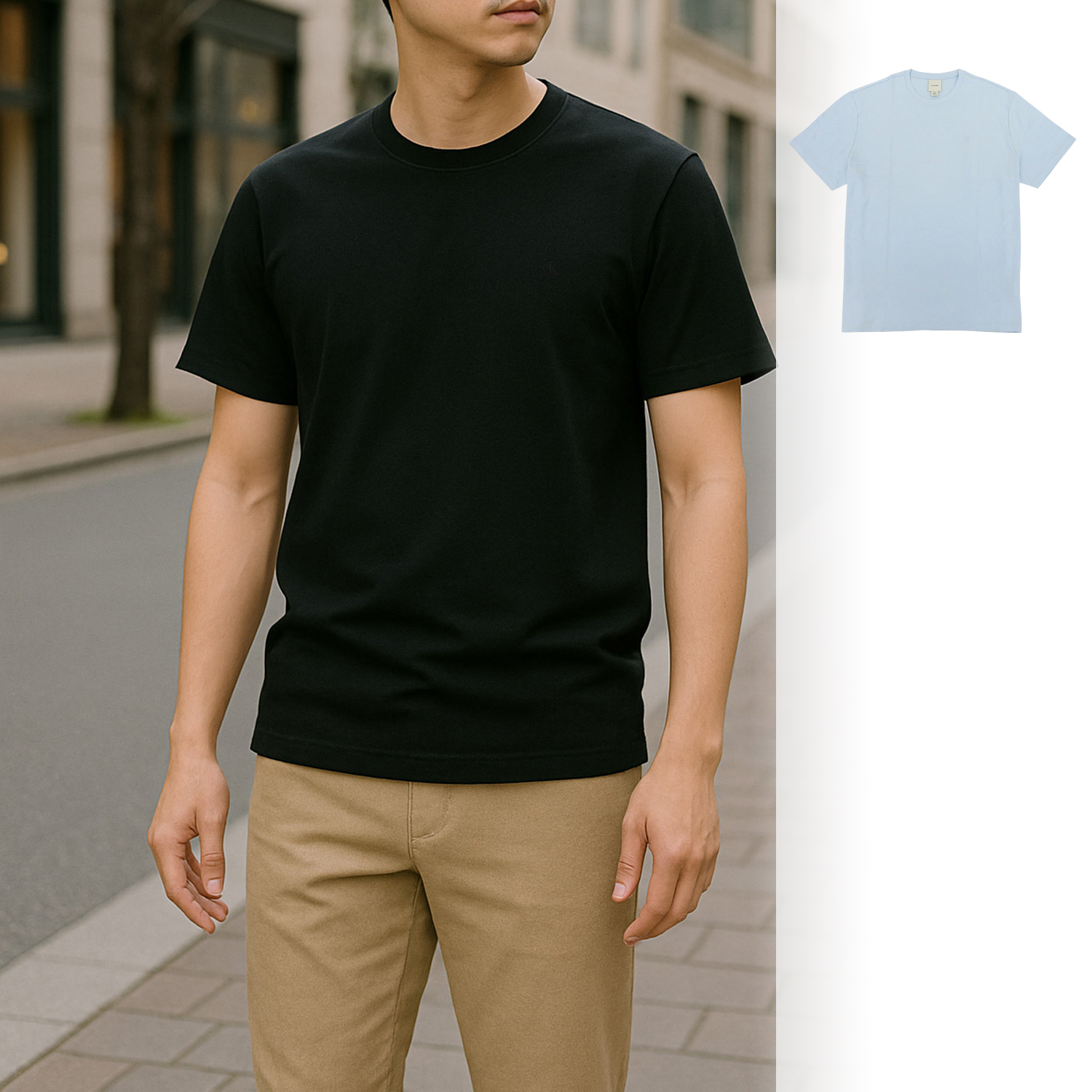 Calvin Klein（カルバン・クライン） Tシャツ クルーネック 半袖