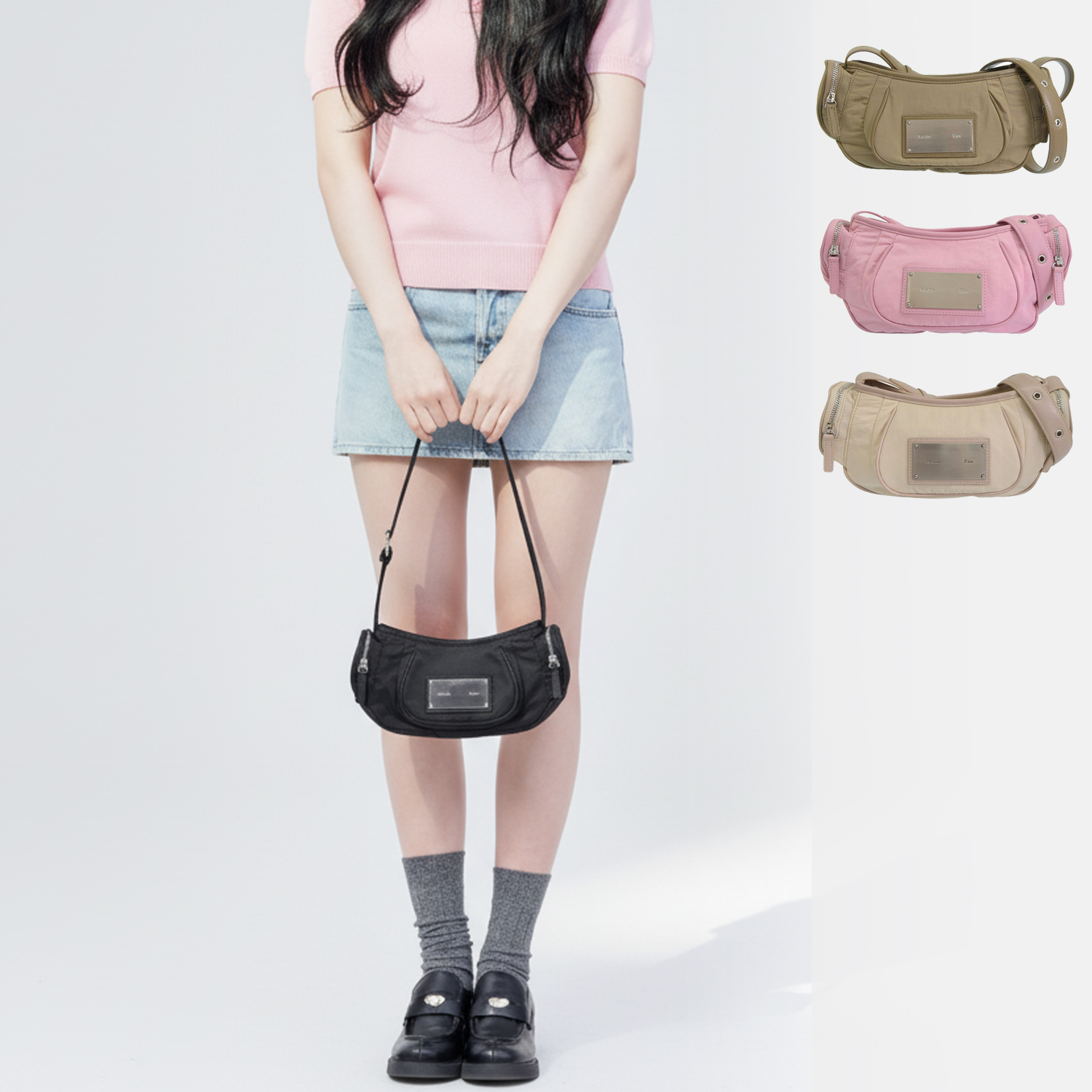 バッグ MARTIN KIM MADELEINE ROUND BAG IN BLACK MATIN KIM ラウンドバッグ MADELEINE ROUND BAG IN BLACK｜MIRISE