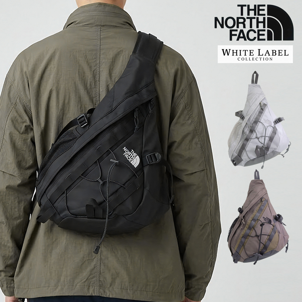 ノースフェイス ボディバッグ スリング ショルダーバッグ 11L 黒白 タグ付 THE NORTH FACE（ザ ノースフェイス） ノースフェイス ショルダー
