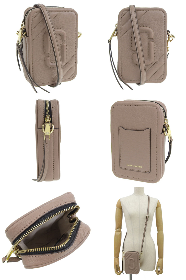 【マークジェイコブス】レザー フォンクロスボディ スマホショルダーバッグ MARC JACOBS（マーク・ジェイコブス） MARC JACOBS THE MOTO SHOT