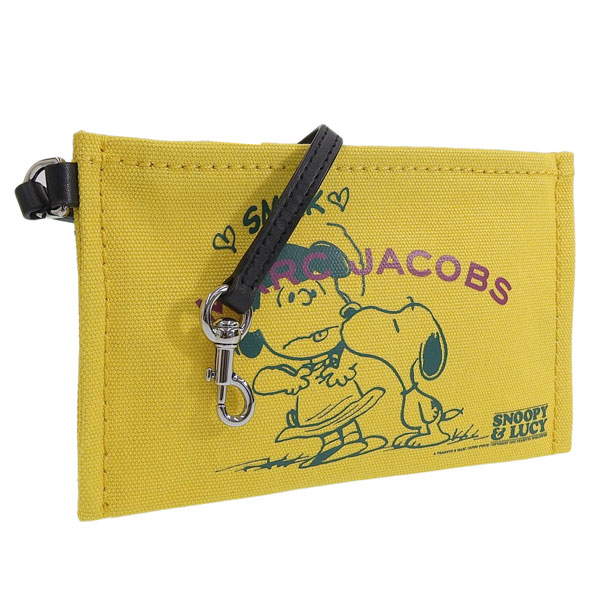 Yahoo! Yahoo!ショッピング(ヤフー ショッピング)マークジェイコブス MARC JACOBS THE SNOOPY SMALL POUCH ポーチ 小物入れ PEANUTS キャンバス イエロー レディース s213m06fa21