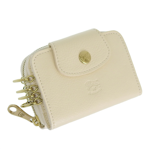 新品 イルビゾンテ 本革 キーケース 4連 スマートキー 小銭入れ キャラメル 新品 イルビゾンテ 本革 キーケース 4連 スマートキー 小銭入れ