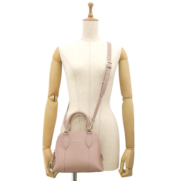 FURLA フルラ トルトナ ショルダーバッグ 2way レザー ベージュ 金 FURLA フルラ VITTORIA DOME バッグ ショルダーバッグ