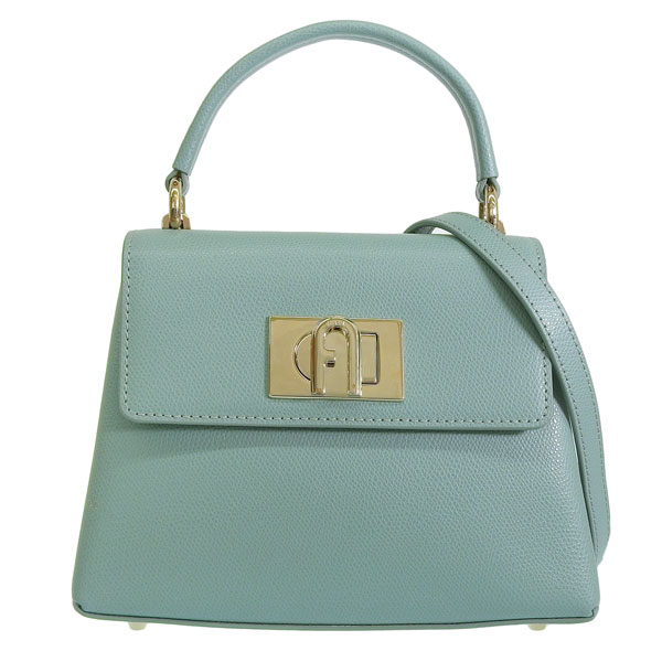 フルラ　ヴィットリア　ミントグリーン　未使用　スカーフ付き 117（FURLA／レディースバッグ） | ファッション のおすすめ人気