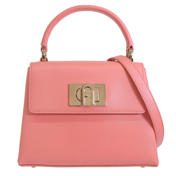 フルラ 2way ショルダーバッグ ミミレザー 金具付 ピンク FURLA（フルラ） バッグ レディース ショルダーバッグ 2way 斜めがけ