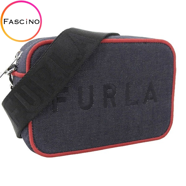 【数量限定セール】フルラ FURLA REAL MINI CAMERA CASE バッグ ショルダーバッグ デニム レディース wb00243ax0796