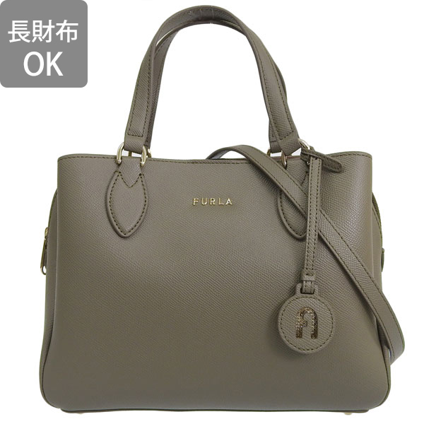 【美品】フルラ 2way ボストンショルダーバッグ FURLA（フルラ） バッグ レディース ショルダーバッグ 2way 斜めがけ