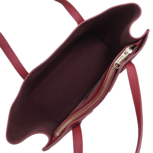 ☆ フルラ ハンドバッグ レッド×ブラウン エナメル(レザー)×スエード×レザー FURLA 札幌 北20条店 FURLA（フルラ） バッグ レディース ハンドバッグ アウトレット レザー
