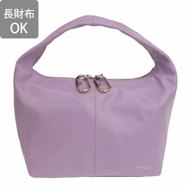 フルラ FURLA GINGER S HOBO バッグ ショルダーバッグ ワンショルダー バッグ レザー パープル レディース  wb00514bx0329