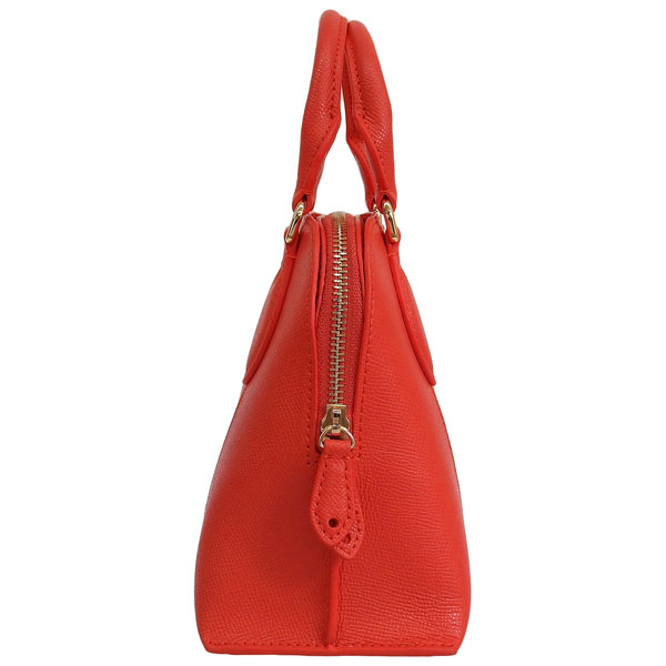 ☆ フルラ ハンドバッグ レッド×ブラウン エナメル(レザー)×スエード×レザー FURLA 札幌 北20条店 2026年最新】フルラ エナメル 赤の人気アイテム - メルカリ