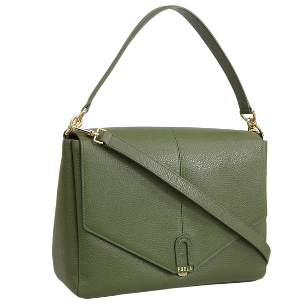 �t���� �V�����_�[�o�b�O 2WAY ���f�B�[�X �A�E�g���b�g ���U�[ �O���[�� DAFNE M SHOULDER BAG WB00543BX0305EDE00 FURLA