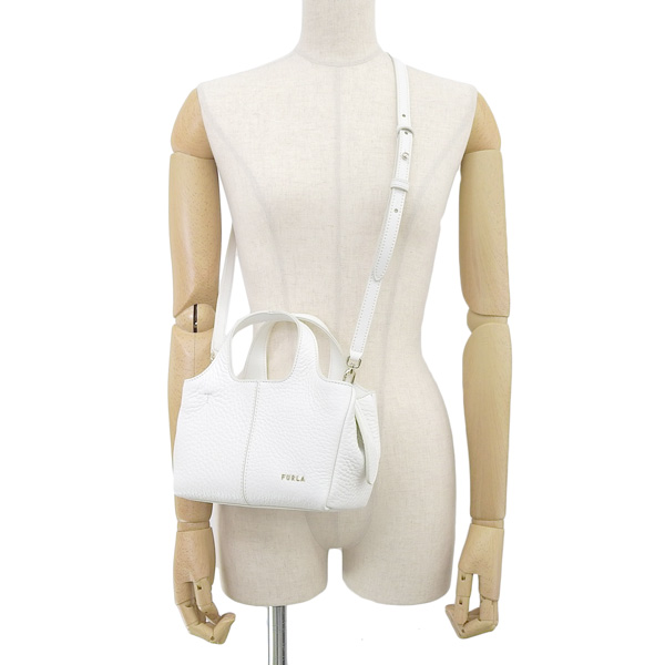 FURLA ホワイトレザーハンドバッグ FURLA（フルラ） 【数量限定セール】フルラ バッグ レディース