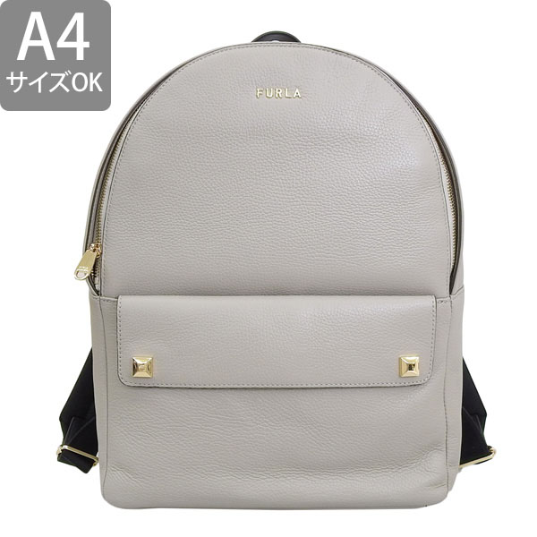 FURLA ファヴォラ ミニ リュックサック レザー ホワイト系 ポケット FURLA - フルラ／FURLA リュック バッグ バックパック