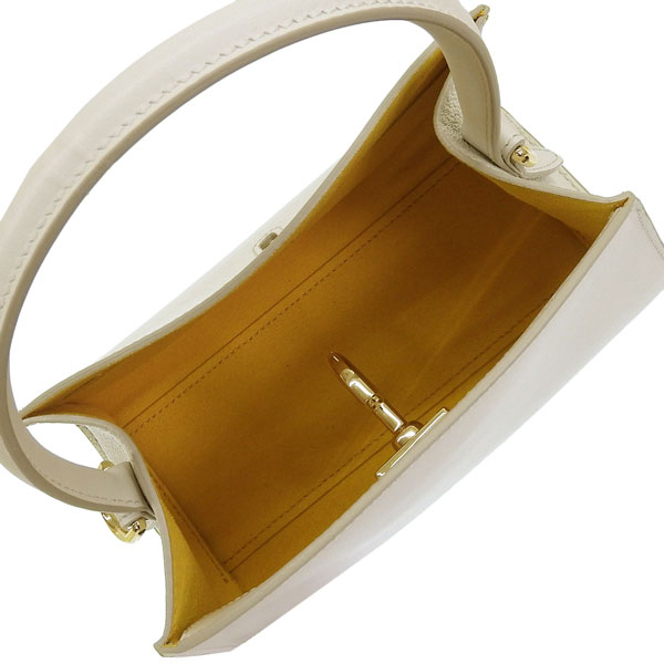 【美品】FURLA GENESI ジェネシー 2way ハンドバッグ ホワイト FURLA - 【美品】FURLA GENESI ジェネシー 2way ハンドバッグ ホワイト