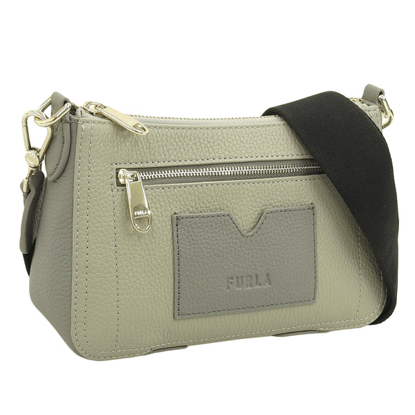 フルラ バッグ レディース ショルダーバッグ アウトレット レザー グレー アテナ FURLA ATENA CROSSBODY BAG  WB01086BX03352423S