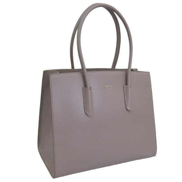 フルラ バッグ レディース トートバッグ アウトレット レザー グレー AMINA TOTE M BAG WB01210B300002572S  FURLA A4対応