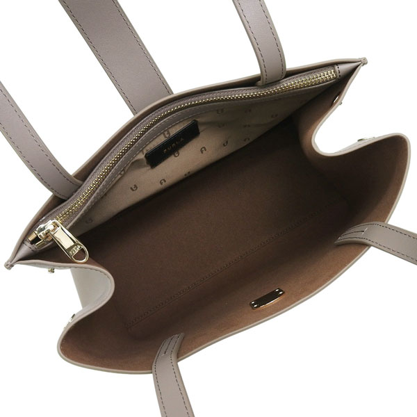 FURLA ワンハンドル レザートートバッグ 本革 スウェード ビジネスにも FURLA（フルラ） トートバッグ CAPRICCIO TOTE カプリッチョ 牛革 シボ