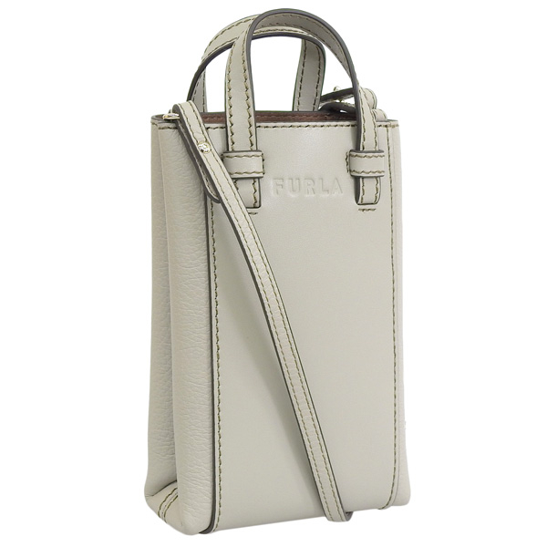 フルラ バッグ レディース ショルダーバッグ 2way ハンドバッグ クロスボディ 斜めがけ レザー グレー FURLA ミアステラ ミニ WE00289