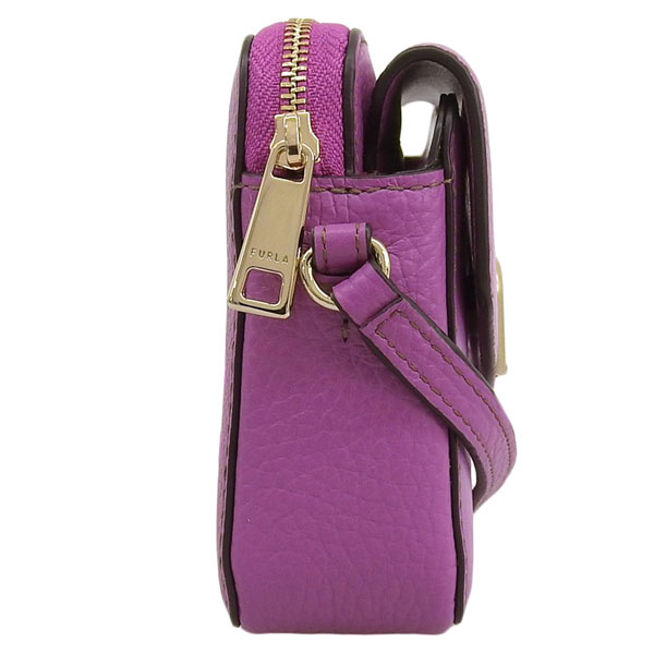 フルラ　PRIMULA ミニ　ショルダーバッグ　美品　バイオレット FURLA フルラ バッグ レディース ショルダーバッグ アウトレット