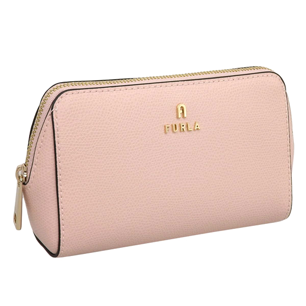 フルラ コスメポーチ 化粧ポーチ レディース アウトレット レザー ピンク カメリア FURLA CAMELIA COSMETIC CASE M WE00449ARE0001BR00