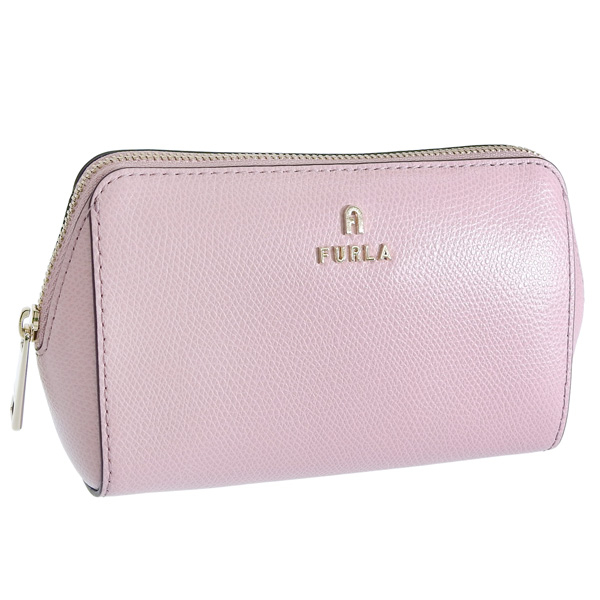 フルラ 小物 レディース ポーチ レザー 小物入れ コスメポーチ ピンク カメリア CAMELIA M COSMETIC CASE WE00449ARE000ALB00 FURLA