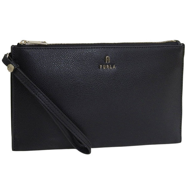 FURLA（フルラ） ポーチ レディース アウトレット レザー ブラック