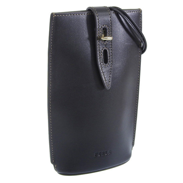 フルラ バッグ レディース ショルダーバッグ レザー ブラック UNICA FURLA MINI VERTICAL CROSSBODY WE00483AX0733O6000 FURLA FURLA（フルラ） バッグ レディース ショルダーバッグ レザー ブラック