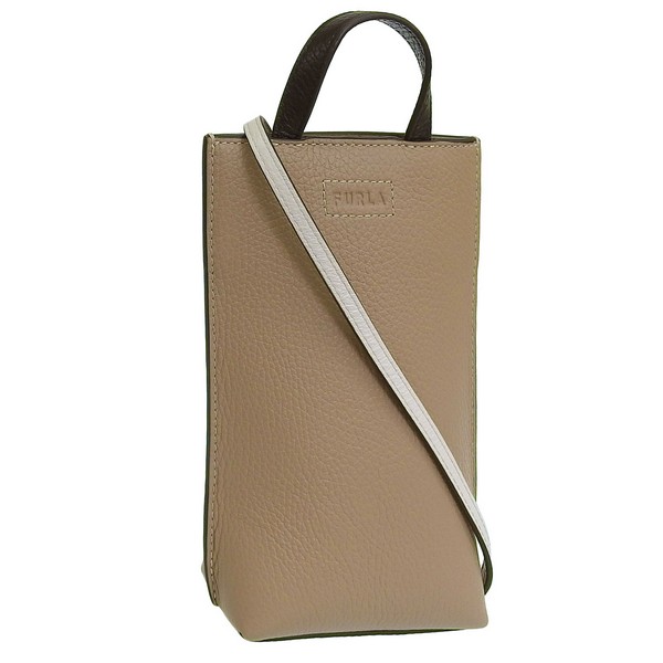 ���� �t���� �o�b�O ���f�B�[�X �V�����_�[�o�b�O �c�^ ���U�[ �u���E�� �J�����A CAMELIA VERTICAL CROSSBODY WE00569HSC0002691S FURLA