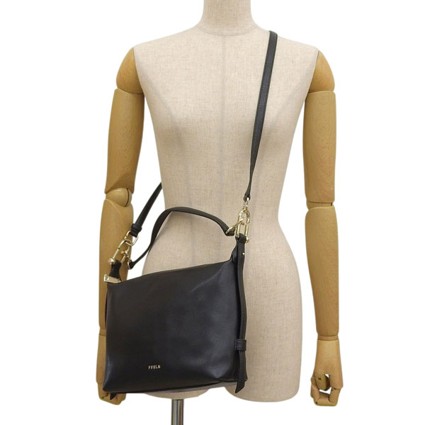 FURLA（フルラ） バッグ レディース ショルダーバッグ レザー ブラック