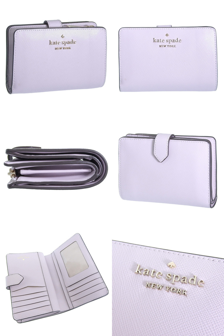 【新品】ラッピング済み♡ ケイトスペード 長財布 ★lilac★ Amazon | (ケイトスペード) KATE SPADE 長財布 アウトレット WLRU6014