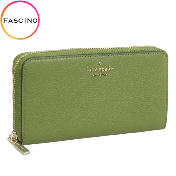 ケイトスペード 財布 レディース 長財布 アウトレット グリーン LARGE CONTINENTAL WALLET WLR00392-306 KATE SPADE