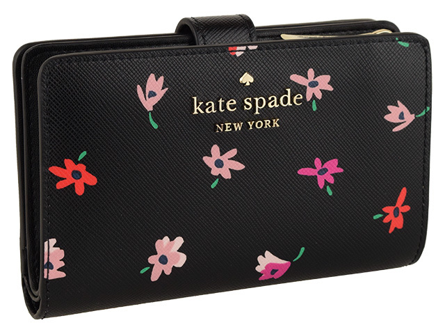 ケイトスペード KATE SPADE 財布 折財布 二つ折り 花柄 アウトレット 