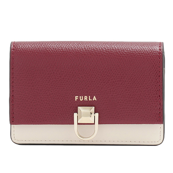 FURLA  名刺入れ FURLA フルラ 名刺入れ カードケース バイカラー wp00054