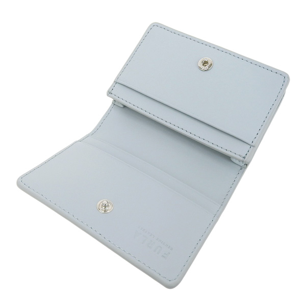 FURLA（フルラ） カードケース 名刺入れ レザー ブルーグレー