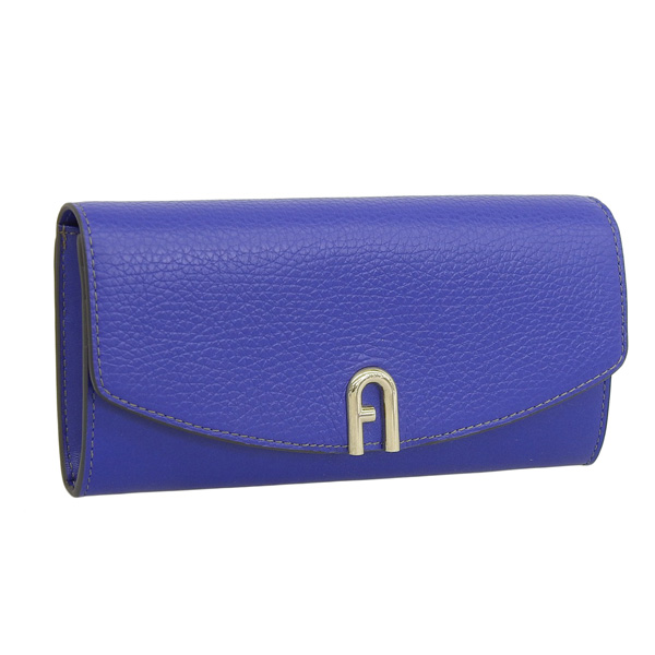 FURLA（フルラ） 財布 長財布 レディース プリムラ レザー ブルー 
